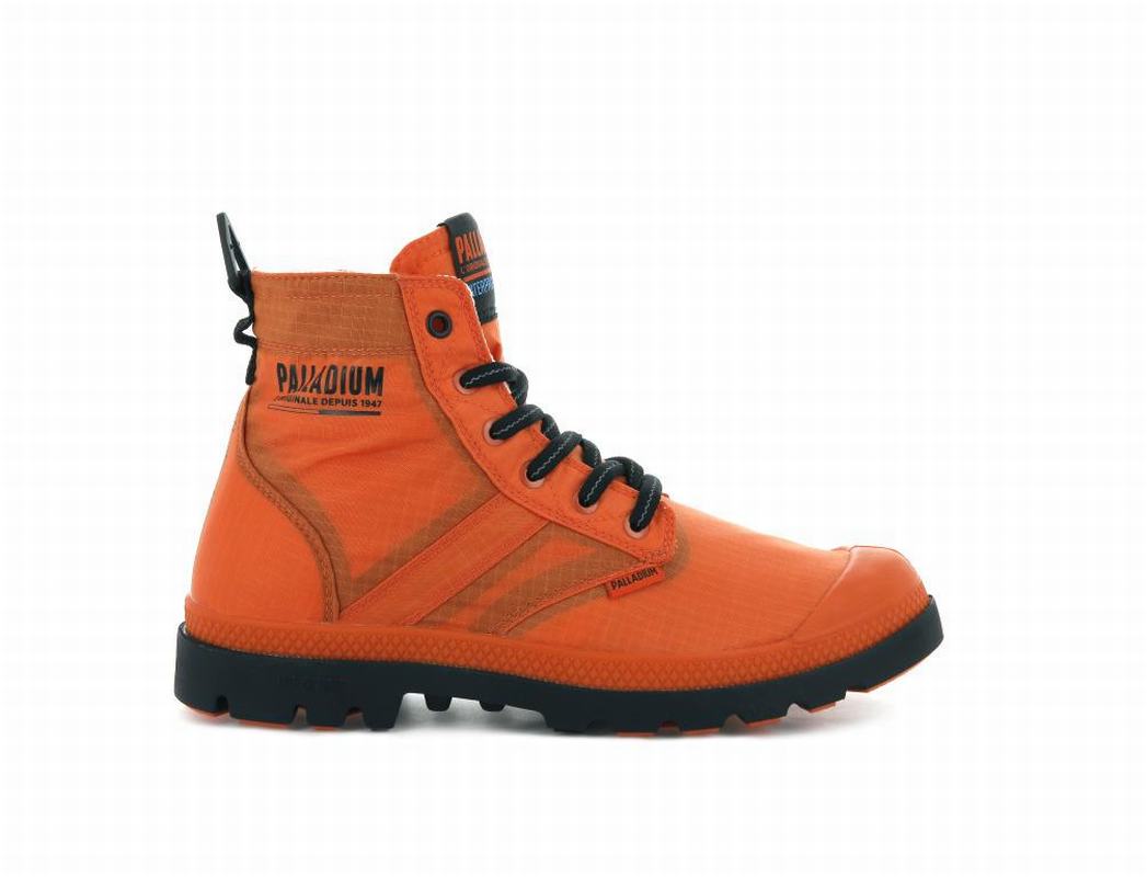 Palladium Pampa Lite+ Vapor Wp+ Men's Waterproof Boots Dark Orange (EVQO60845)